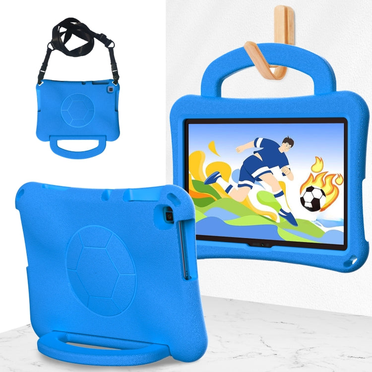 For Lenovo Tab M10 3rd Gen TB-328FU/XU  Handle Football Shaped EVA Shockproof Tablet Case(Blue) - Lenovo by PMC TechLife | Online Shopping South Africa | PMC TechLife | Buy Now Pay Later Mobicred