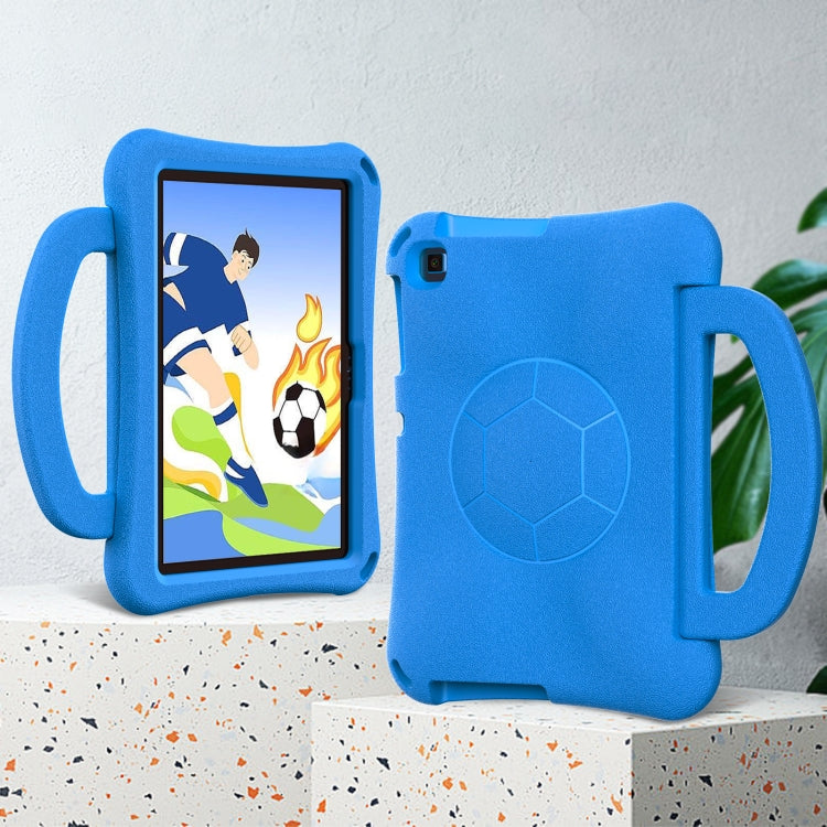 For Lenovo Tab M10 3rd Gen TB-328FU/XU  Handle Football Shaped EVA Shockproof Tablet Case(Blue) - Lenovo by PMC TechLife | Online Shopping South Africa | PMC TechLife | Buy Now Pay Later Mobicred
