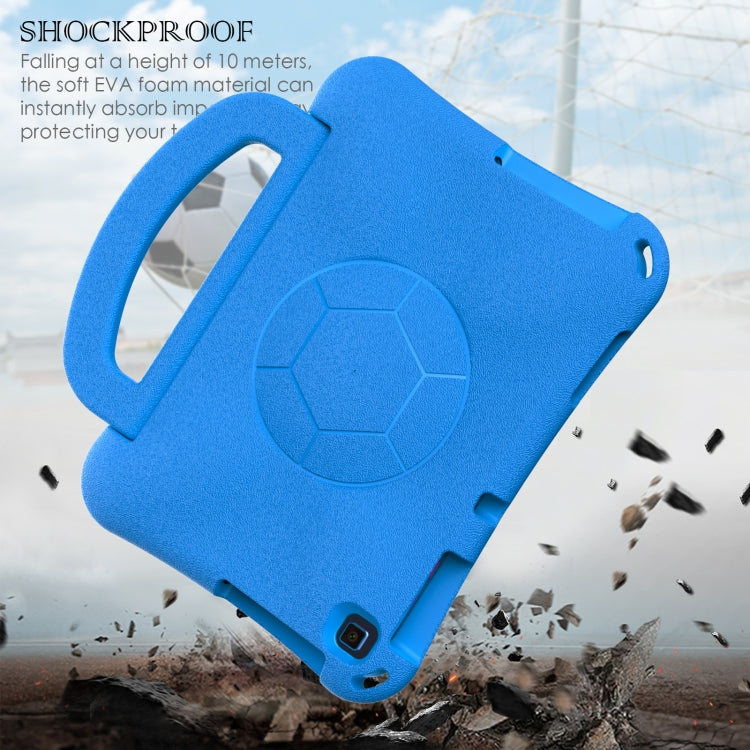 For Lenovo Tab M10 3rd Gen TB-328FU/XU  Handle Football Shaped EVA Shockproof Tablet Case(Blue) - Lenovo by PMC TechLife | Online Shopping South Africa | PMC TechLife | Buy Now Pay Later Mobicred