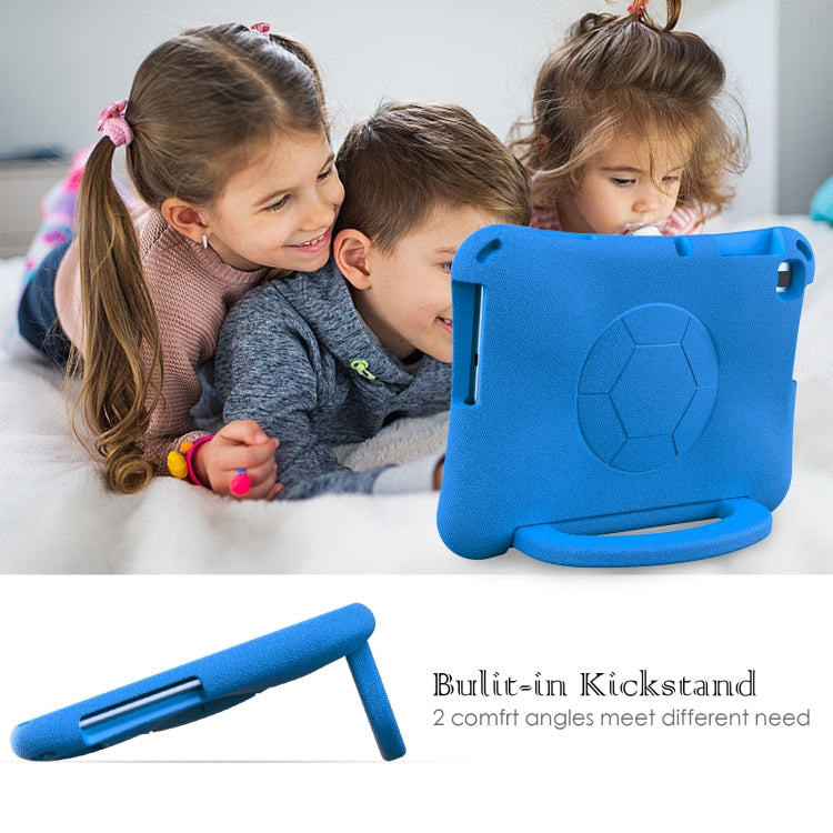For Lenovo Tab M10 3rd Gen TB-328FU/XU  Handle Football Shaped EVA Shockproof Tablet Case(Blue) - Lenovo by PMC TechLife | Online Shopping South Africa | PMC TechLife | Buy Now Pay Later Mobicred