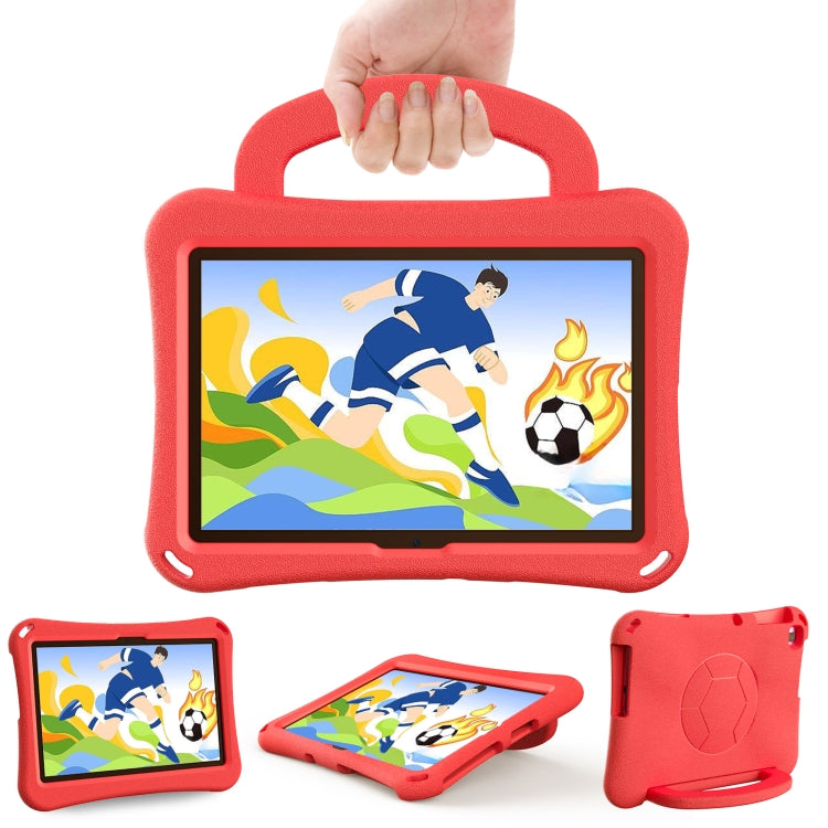 For Lenovo Tab M10 3rd Gen TB-328FU/XU  Handle Football Shaped EVA Shockproof Tablet Case(Red) - Lenovo by PMC TechLife | Online Shopping South Africa | PMC TechLife | Buy Now Pay Later Mobicred