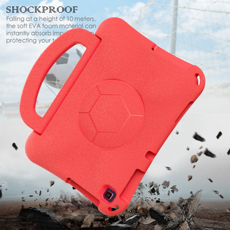 For Lenovo Tab M10 3rd Gen TB-328FU/XU  Handle Football Shaped EVA Shockproof Tablet Case(Red) - Lenovo by PMC TechLife | Online Shopping South Africa | PMC TechLife | Buy Now Pay Later Mobicred