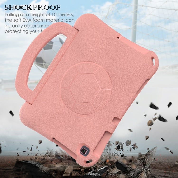 For Lenovo Tab M10 3rd Gen TB-328FU/XU  Handle Football Shaped EVA Shockproof Tablet Case(Light Pink) - Lenovo by PMC TechLife | Online Shopping South Africa | PMC TechLife | Buy Now Pay Later Mobicred