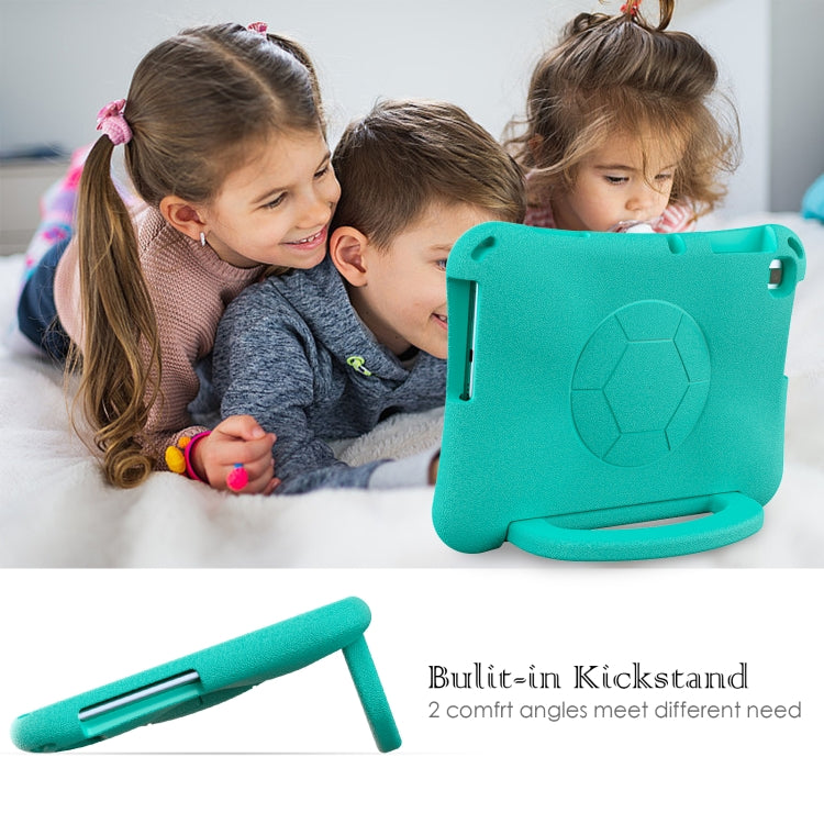 For Lenovo Tab M10 3rd Gen TB-328FU/XU  Handle Football Shaped EVA Shockproof Tablet Case(Mint Green) - Lenovo by PMC TechLife | Online Shopping South Africa | PMC TechLife | Buy Now Pay Later Mobicred