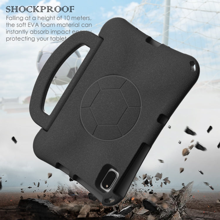 For Lenovo Tab M10 Plus TB-X606F 10.3 Handle Football Shaped EVA Shockproof Tablet Case(Black) - Lenovo by PMC TechLife | Online Shopping South Africa | PMC TechLife | Buy Now Pay Later Mobicred
