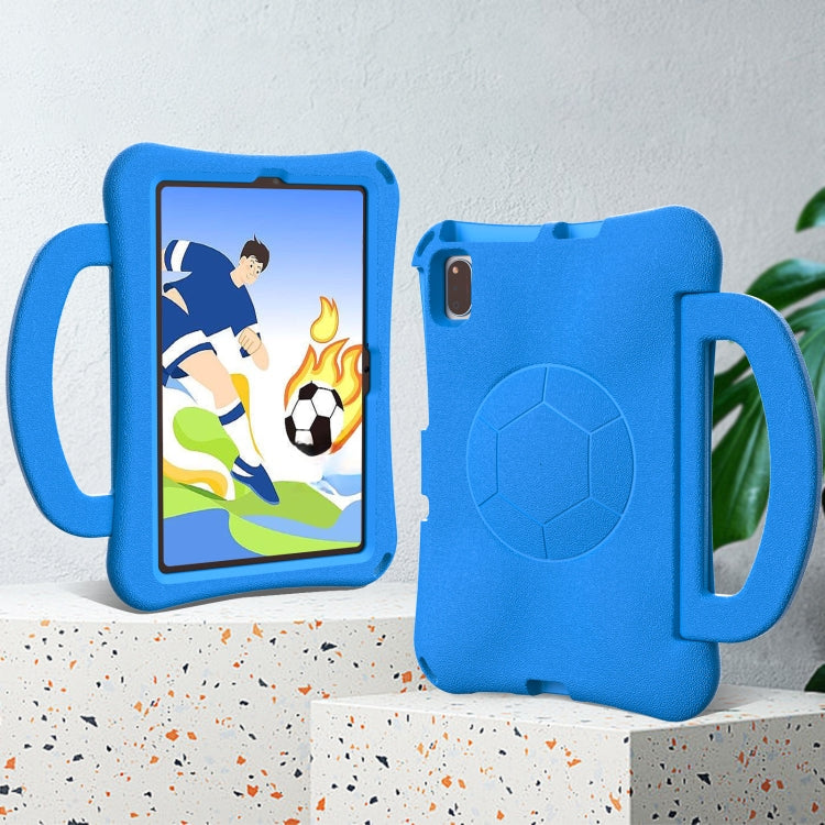 For Lenovo Tab M10 Plus TB-X606F 10.3 Handle Football Shaped EVA Shockproof Tablet Case(Blue) - Lenovo by PMC TechLife | Online Shopping South Africa | PMC TechLife | Buy Now Pay Later Mobicred