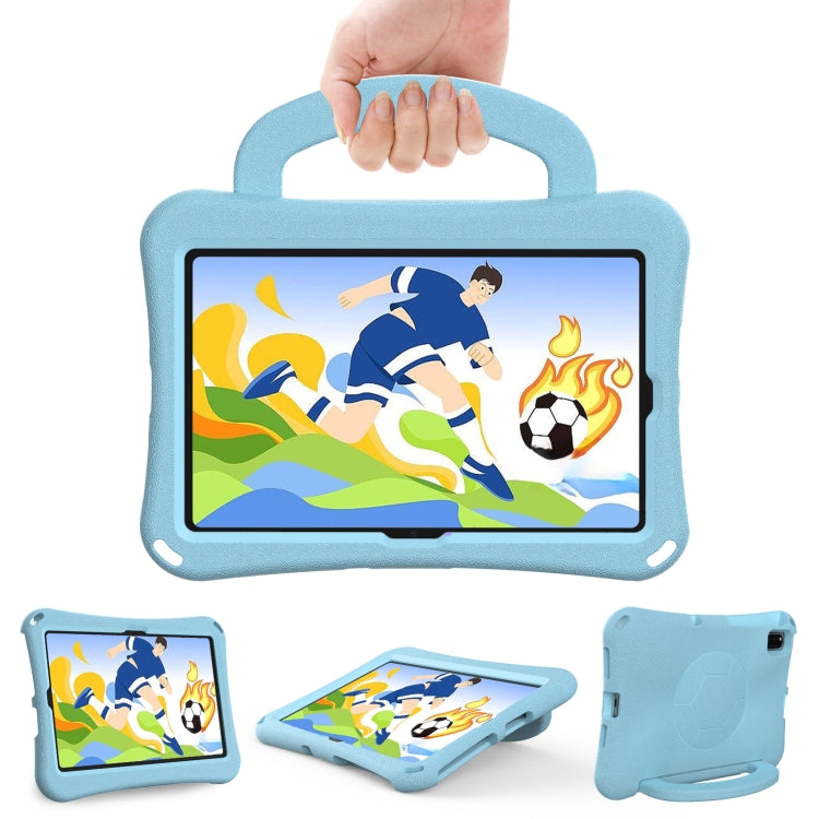 For Lenovo Tab M10 Plus TB-X606F 10.3 Handle Football Shaped EVA Shockproof Tablet Case(Lighte Blue) - Lenovo by PMC TechLife | Online Shopping South Africa | PMC TechLife | Buy Now Pay Later Mobicred