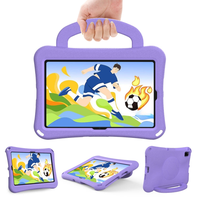 For Lenovo Tab K10 TB-X6C6F 10.3 Handle Football Shaped EVA Shockproof Tablet Case(Light Purple) - Lenovo by PMC TechLife | Online Shopping South Africa | PMC TechLife | Buy Now Pay Later Mobicred