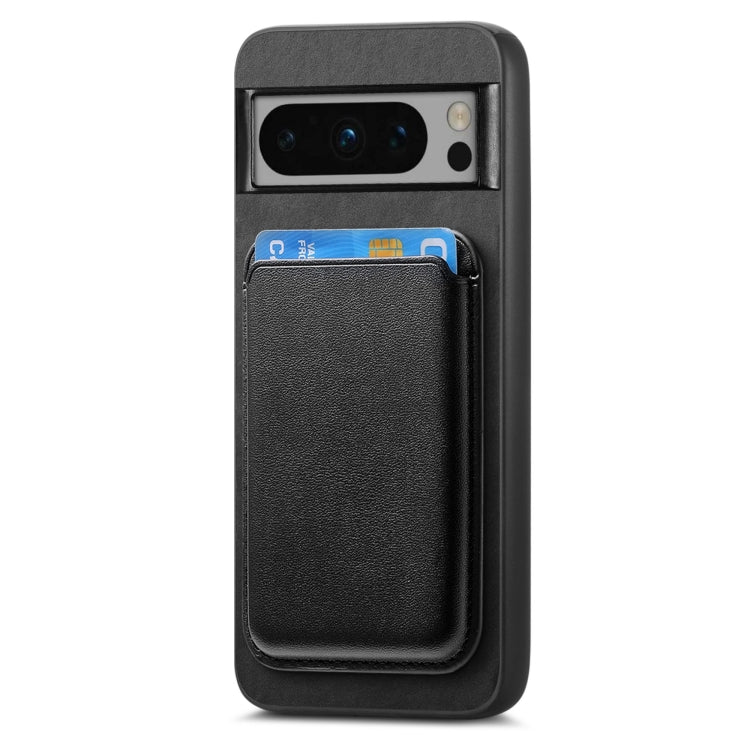 For Google Pixel 9 Retro Magsafe Card Bag PU Back Cover Phone Case(Black) - free shipping - PMC TechLife - Order now!