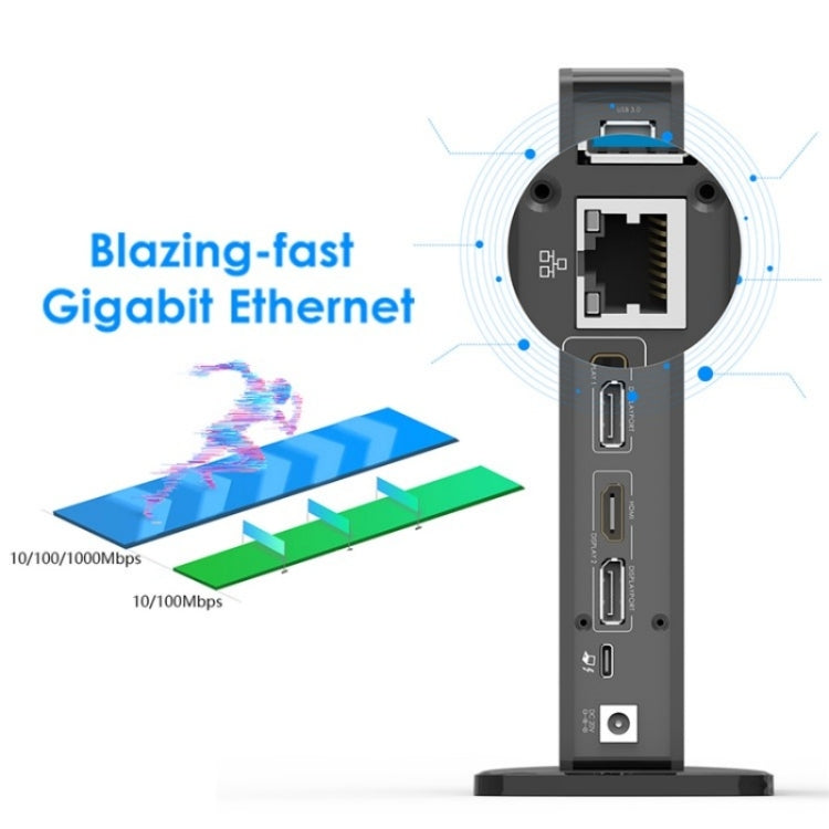 WAVLINK UG69PD5 USB-C HD 60Hz Monitor Adapter Dual 4K Display Docking Station, Plug:AU Plug - free shipping - PMC TechLife - Order now!