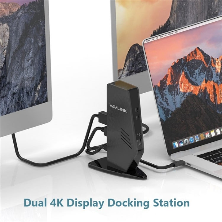 WAVLINK UG69PD5 USB-C HD 60Hz Monitor Adapter Dual 4K Display Docking Station, Plug:US Plug - free shipping - PMC TechLife - Order now!