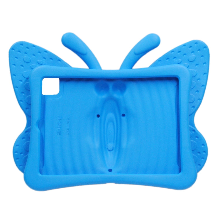 For iPad Air 11 2025 / 2024 Butterfly Bracket Kids EVA Shockproof Tablet Case(Blue) - iPad Air 11 2025 / 2024 Cases by PMC TechLife | Online Shopping South Africa | PMC TechLife | Buy Now Pay Later Mobicred