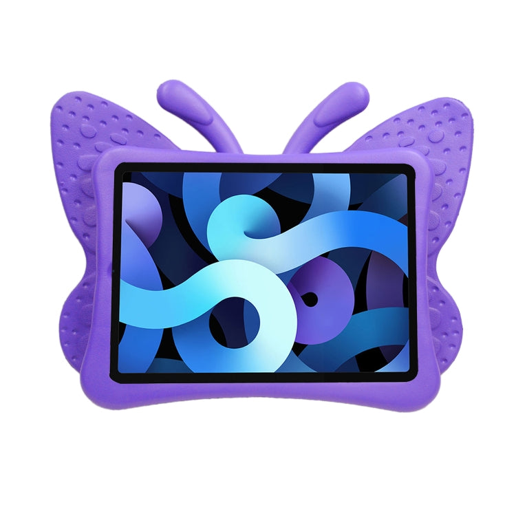 For iPad Air 11 2024 Butterfly Bracket Kids EVA Shockproof Tablet Case(Purple) - iPad Air 11 2024 Cases by PMC TechLife | Online Shopping South Africa | PMC TechLife | Buy Now Pay Later Mobicred