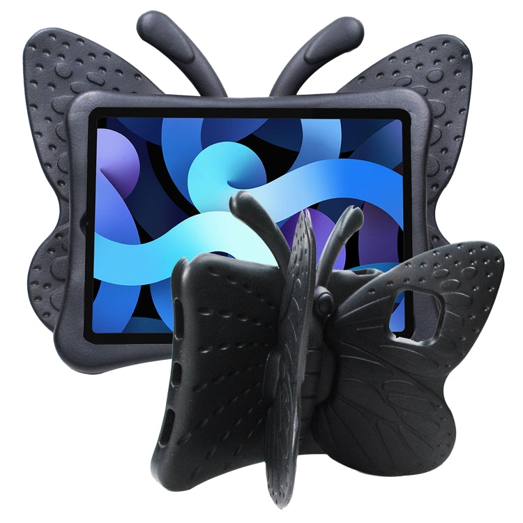 For iPad Pro 11 2024 Butterfly Bracket Kids EVA Shockproof Tablet Case(Black) - iPad Pro 11 2024 Cases by PMC TechLife | Online Shopping South Africa | PMC TechLife | Buy Now Pay Later Mobicred