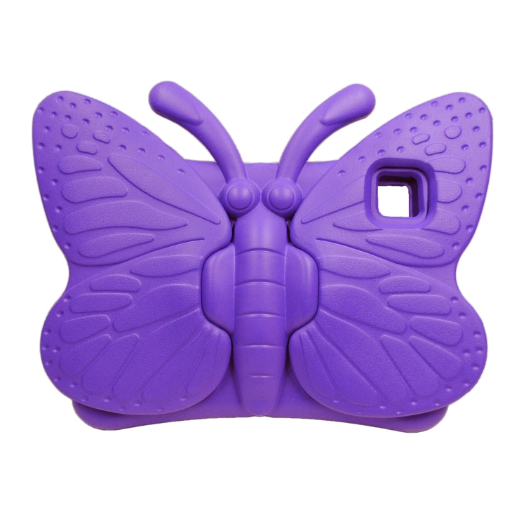 For iPad Pro 11 2024 Butterfly Bracket Kids EVA Shockproof Tablet Case(Purple) - iPad Pro 11 2024 Cases by PMC TechLife | Online Shopping South Africa | PMC TechLife | Buy Now Pay Later Mobicred
