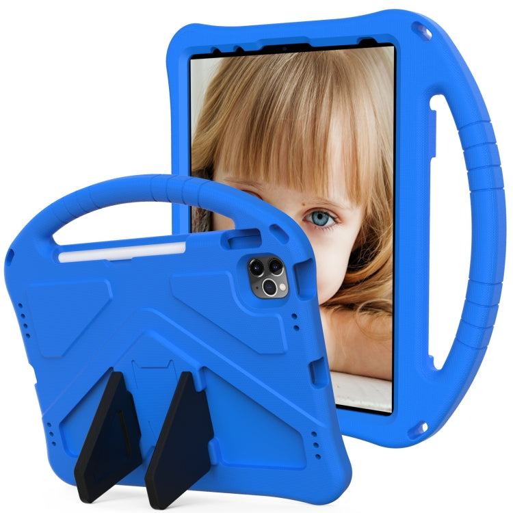 For iPad Air 11 2024 EVA Shockproof Tablet Case with Holder(Blue) - iPad Air 11 2024 Cases by PMC TechLife | Online Shopping South Africa | PMC TechLife | Buy Now Pay Later Mobicred
