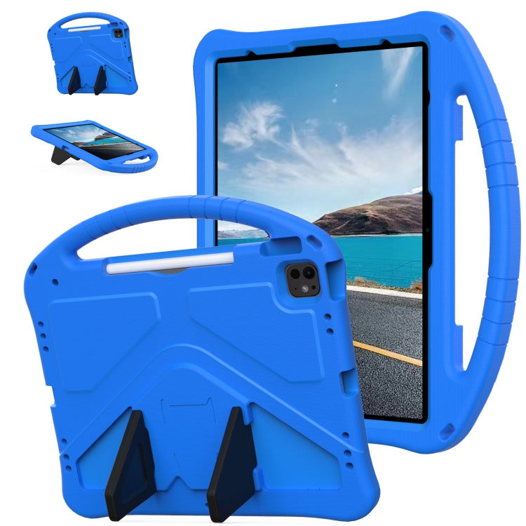 For iPad Air 13 2024 EVA Shockproof Tablet Case with Holder(Blue) - iPad Air 13 2024 Cases by PMC TechLife | Online Shopping South Africa | PMC TechLife | Buy Now Pay Later Mobicred
