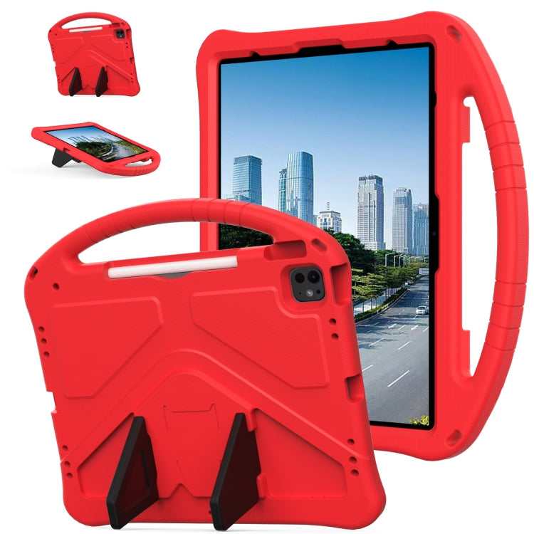 For iPad Air 13 2024 EVA Shockproof Tablet Case with Holder(Red) - iPad Air 13 2024 Cases by PMC TechLife | Online Shopping South Africa | PMC TechLife | Buy Now Pay Later Mobicred