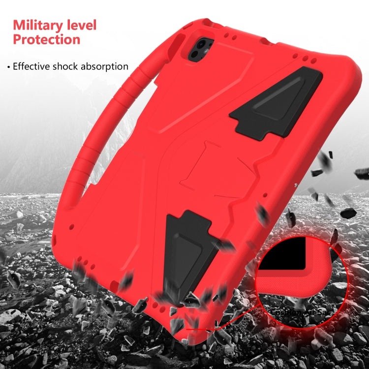 For iPad Air 13 2024 EVA Shockproof Tablet Case with Holder(Red) - iPad Air 13 2024 Cases by PMC TechLife | Online Shopping South Africa | PMC TechLife | Buy Now Pay Later Mobicred