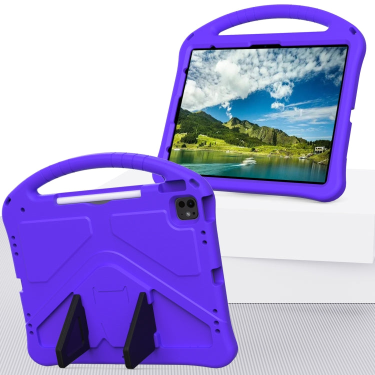 For iPad Air 13 2025 / 2024 EVA Shockproof Tablet Case with Holder(Purple) - iPad Air 13 2025 / 2024 Cases by PMC TechLife | Online Shopping South Africa | PMC TechLife | Buy Now Pay Later Mobicred
