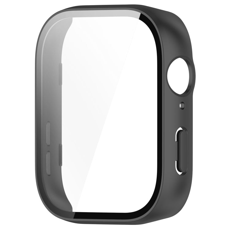For Huawei Watch Fit 3 PC + Tempered Film Integrated Watch Protective Case(Matte Black) - Watch Cases by PMC TechLife | Online Shopping South Africa | PMC TechLife | Buy Now Pay Later Mobicred