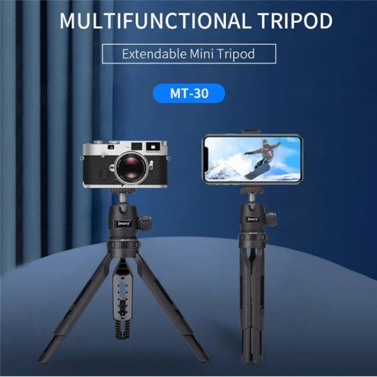 JMARY MT-30 Desktop Tripod Camera Phone Projector Selfie Stick 5-section Adjustable Tripod - Tripods by Jmary | Online Shopping South Africa | PMC TechLife | Buy Now Pay Later Mobicred