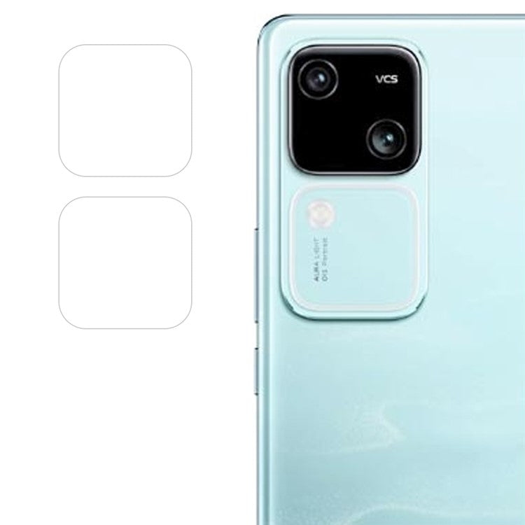 For vivo S18 / V30 Pro 2pcs ENKAY Hat-Prince 9H Rear Camera Lens Tempered Glass Film(Transparent) - vivo Tempered Glass by ENKAY | Online Shopping South Africa | PMC TechLife | Buy Now Pay Later Mobicred