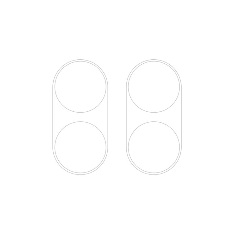 For vivo Y03 Global 2pcs ENKAY Hat-Prince 9H Rear Camera Lens Tempered Glass Film(Transparent) - vivo Tempered Glass by ENKAY | Online Shopping South Africa | PMC TechLife | Buy Now Pay Later Mobicred