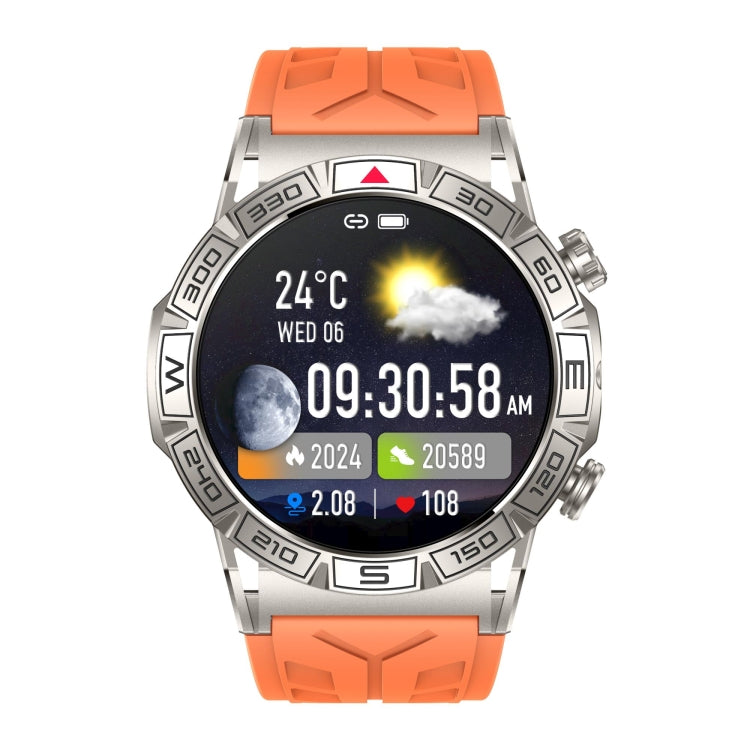 KC80 1.43 inch Color Screen Smart Watch, Support AI Voice Assistant / Bluetooth Call(Orange) - Smart Watches by PMC TechLife | Online Shopping South Africa | PMC TechLife | Buy Now Pay Later Mobicred