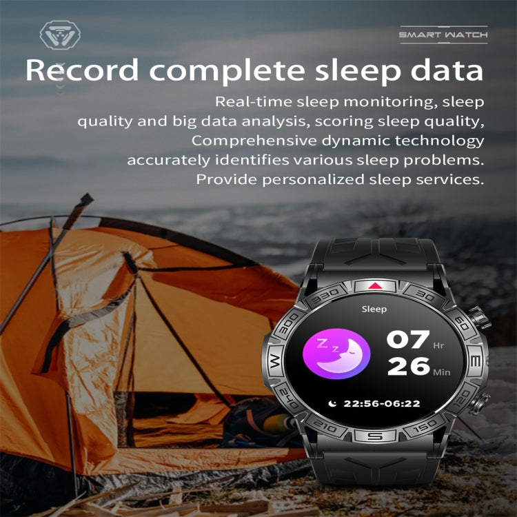 KC80 1.43 inch Color Screen Smart Watch, Support AI Voice Assistant / Bluetooth Call(Camouflage Orange) - Smart Watches by PMC TechLife | Online Shopping South Africa | PMC TechLife | Buy Now Pay Later Mobicred