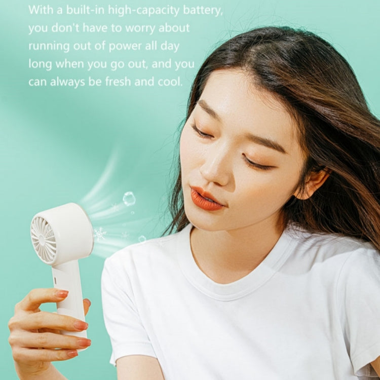 WX-633 Summer Handheld Fan 3 Speeds Semiconductor Cold Compress Desk Fan(White) - Electric Fans by PMC TechLife | Online Shopping South Africa | PMC TechLife | Buy Now Pay Later Mobicred