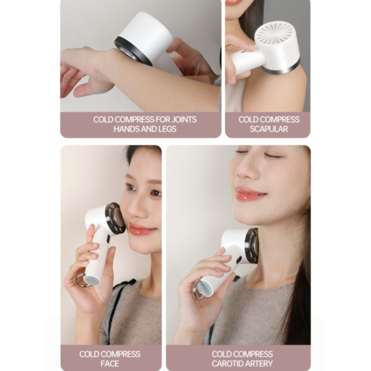 WX-625 Cold Compress Function Portable Mini Summer Fan Handheld Cooling Fan(White) - Electric Fans by PMC TechLife | Online Shopping South Africa | PMC TechLife | Buy Now Pay Later Mobicred