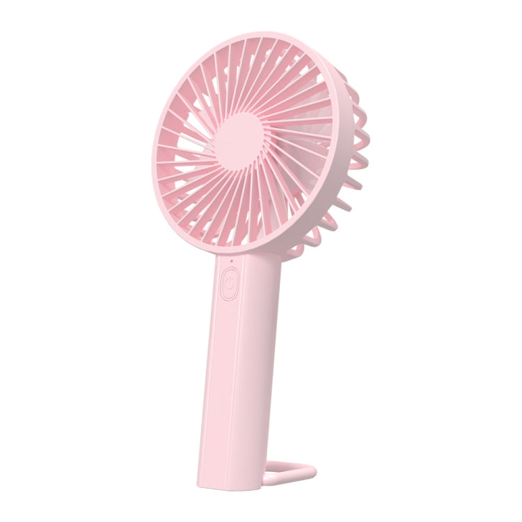 F35 With Hanging Hole Rechargeable Cooling Fan Powerful Handheld Fan 1200mAh Desk Fan(Pink) - Electric Fans by PMC TechLife | Online Shopping South Africa | PMC TechLife | Buy Now Pay Later Mobicred