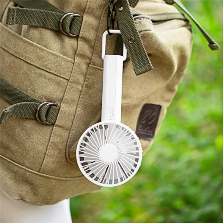 F35 With Hanging Hole Rechargeable Cooling Fan Powerful Handheld Fan 1200mAh Desk Fan(Pink) - Electric Fans by PMC TechLife | Online Shopping South Africa | PMC TechLife | Buy Now Pay Later Mobicred