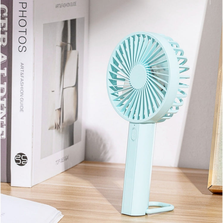 F35 With Hanging Hole Rechargeable Cooling Fan Powerful Handheld Fan 1200mAh Desk Fan(Baby Blue) - Electric Fans by PMC TechLife | Online Shopping South Africa | PMC TechLife | Buy Now Pay Later Mobicred