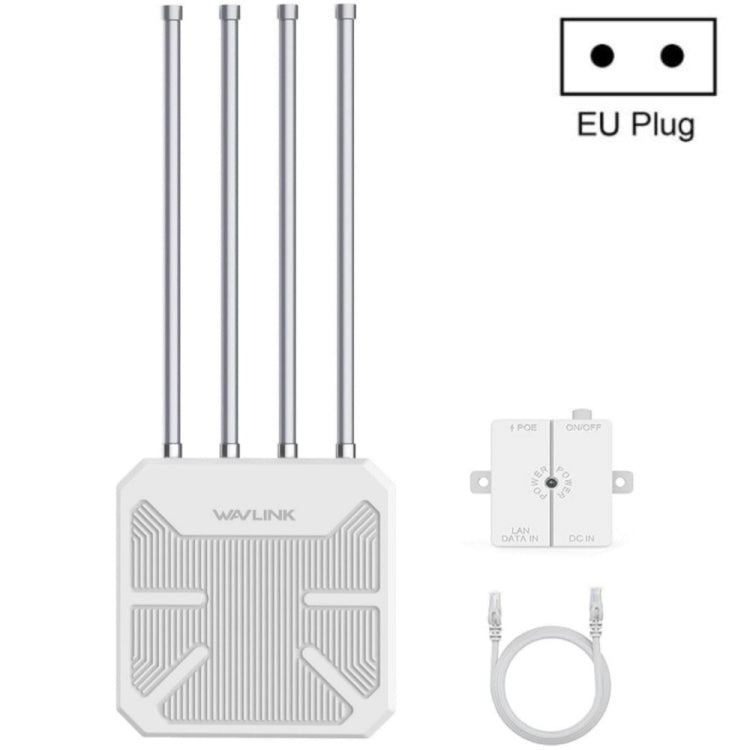 WAVLINK WN573HX3 AX3000 Water-resistant Outdoor WiFi Wireless Outdoor Dual Band Router, Plug:EU Plug - Wireless Routers by WAVLINK | Online Shopping South Africa | PMC TechLife | Buy Now Pay Later Mobicred