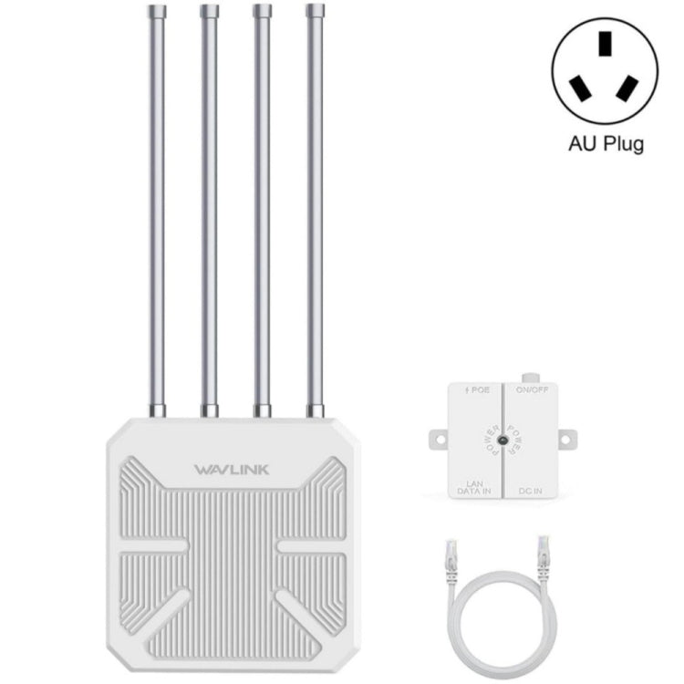 WAVLINK WN573HX3 AX3000 Waterproof Outdoor WiFi Wireless Outdoor Dual Band Router, Plug:AU Plug - free shipping - PMC TechLife - Order now!