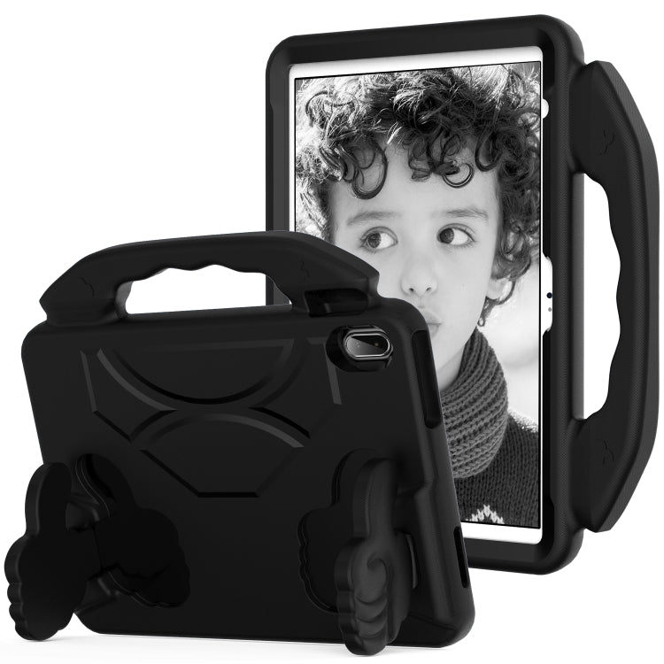 For iPad Air 11 2025 / 2024 Children EVA Shockproof Tablet Case with Thumb Bracket(Black) - iPad Air 11 2025 / 2024 Cases by PMC TechLife | Online Shopping South Africa | PMC TechLife | Buy Now Pay Later Mobicred