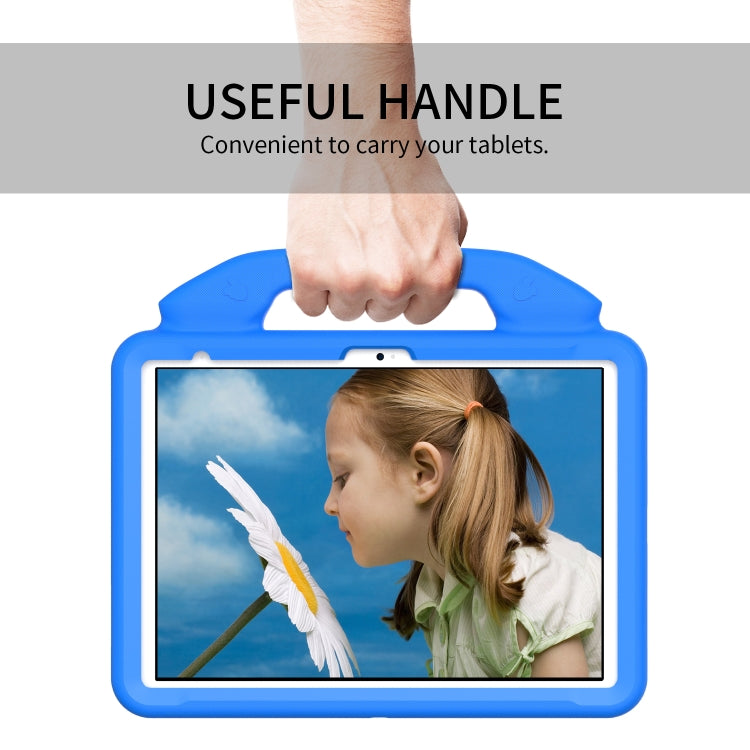 For iPad Air 11 2025 / 2024 Children EVA Shockproof Tablet Case with Thumb Bracket(Blue) - iPad Air 11 2025 / 2024 Cases by PMC TechLife | Online Shopping South Africa | PMC TechLife | Buy Now Pay Later Mobicred