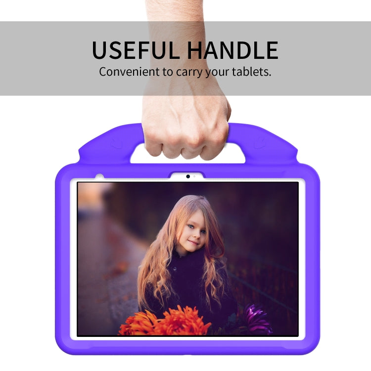 For iPad Air 11 2025 / 2024 Children EVA Shockproof Tablet Case with Thumb Bracket(Purple) - free shipping - PMC TechLife - Order now!