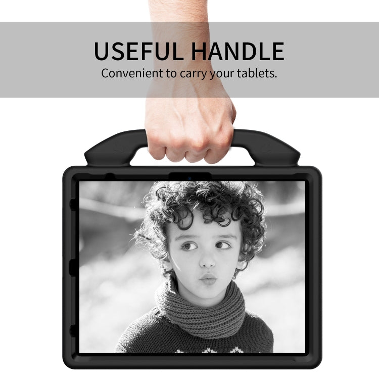 For iPad Pro 13 2024 Children EVA Shockproof Tablet Case with Thumb Bracket(Black) - iPad Pro 13 2024 Cases by PMC TechLife | Online Shopping South Africa | PMC TechLife | Buy Now Pay Later Mobicred