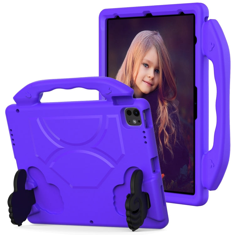 For iPad Air 13 2025 / 2024 Children EVA Shockproof Tablet Case with Thumb Bracket(Purple) - free shipping - PMC TechLife - Order now!