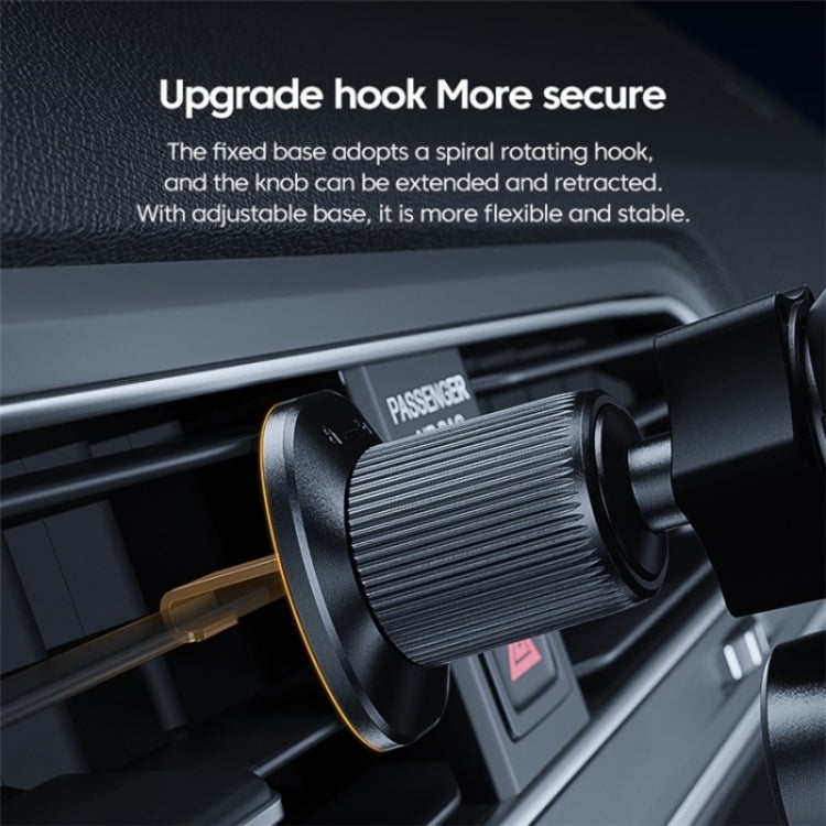 X15 Wireless Charger Mobile Phone Bracket Car Air Vent Cell Phone Mount Holder(Black) - Car Charger by PMC TechLife | Online Shopping South Africa | PMC TechLife | Buy Now Pay Later Mobicred