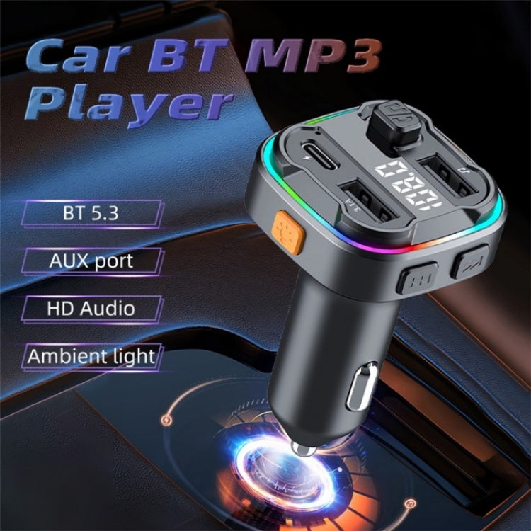 C3 Dual USB Car Charger Bluetooth Hands-free Call Adapter FM Transmitter Car MP3 Music Player - Car Charger by PMC TechLife | Online Shopping South Africa | PMC TechLife | Buy Now Pay Later Mobicred