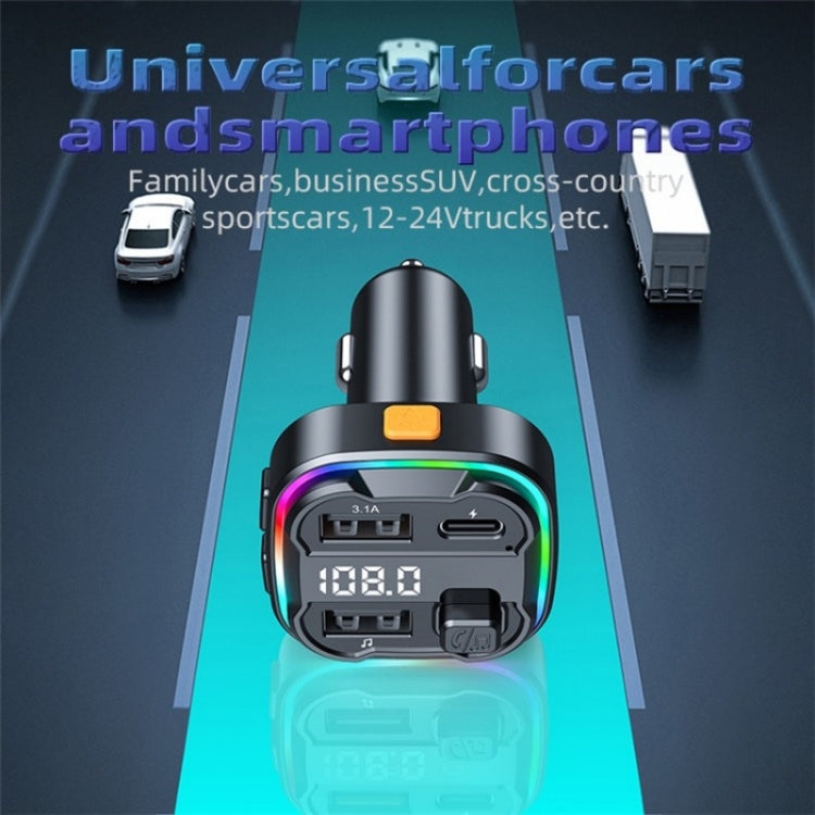 C3 Dual USB Car Charger Bluetooth Hands-free Call Adapter FM Transmitter Car MP3 Music Player - Car Charger by PMC TechLife | Online Shopping South Africa | PMC TechLife | Buy Now Pay Later Mobicred