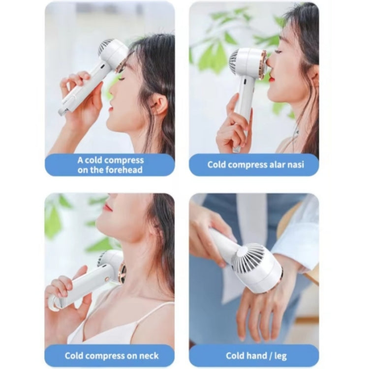 CL02 Outdoor Summer Cooler Cooling Effect Handheld Fan USB Semiconductor Fan(Green) - Electric Fans by PMC TechLife | Online Shopping South Africa | PMC TechLife | Buy Now Pay Later Mobicred
