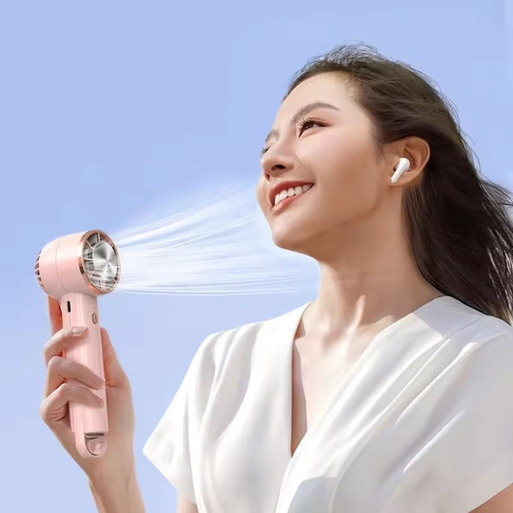 CL02 Outdoor Summer Cooler Cooling Effect Handheld Fan USB Semiconductor Fan(White) - Electric Fans by PMC TechLife | Online Shopping South Africa | PMC TechLife | Buy Now Pay Later Mobicred
