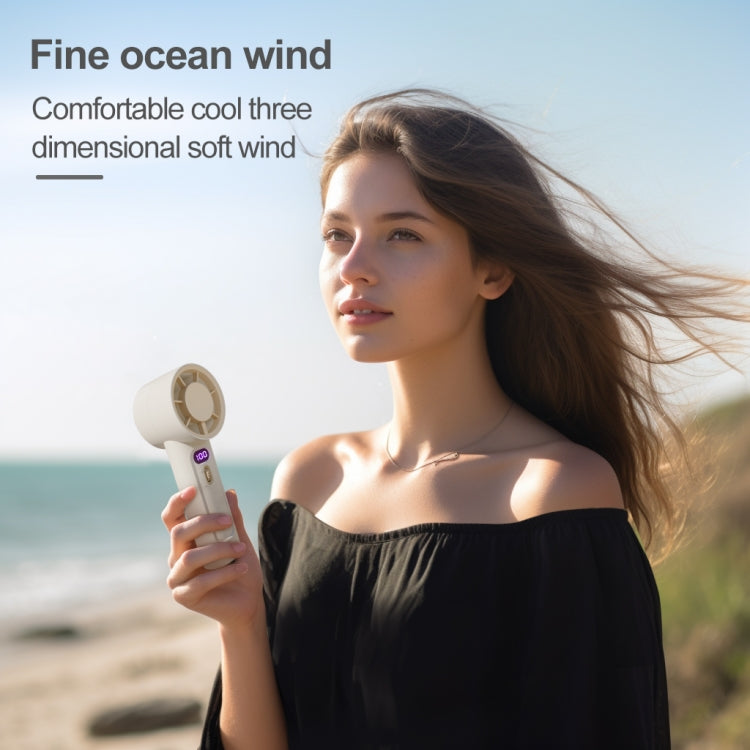FC1 100 Wind Speed Levels Summer Cooler Desktop Fan Turbine Handheld Fan(White) - Electric Fans by PMC TechLife | Online Shopping South Africa | PMC TechLife | Buy Now Pay Later Mobicred