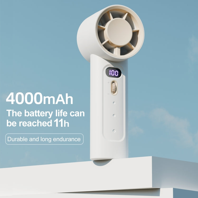 FC1 100 Wind Speed Levels Summer Cooler Desktop Fan Turbine Handheld Fan(White) - Electric Fans by PMC TechLife | Online Shopping South Africa | PMC TechLife | Buy Now Pay Later Mobicred