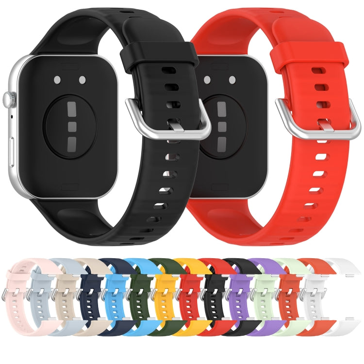 For Huawei Watch Fit3 Silicone Soft Watch Band + Clear Watch Protective Case Set(White) - Watch Bands by PMC TechLife | Online Shopping South Africa | PMC TechLife | Buy Now Pay Later Mobicred